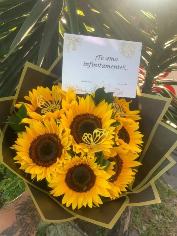 Bouquet de girasoles